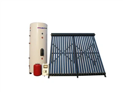 فلانج کے ساتھ شمسی واٹر ہیٹر